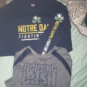 2 new XL notre dame Lon sleeves
